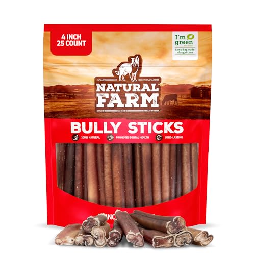 4 Inch Bully Sticks (4" Standard - 25 Count)