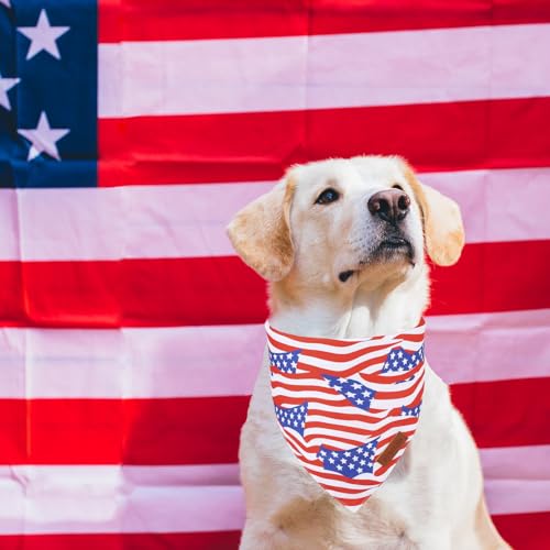 American Flag Dog Bandana (X-Large / Flag-1)