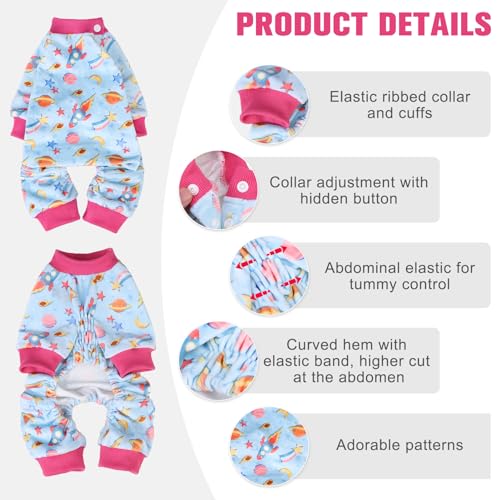 Dog Pajamas Soft Stretchy Fleece Puppy Sweater for Small Dogs (Blue(pack of 1) / Small)