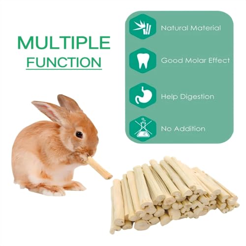 300g Sweet Bamboo Chew Toy for Small Animals (11 Ounce (Pack of 1))
