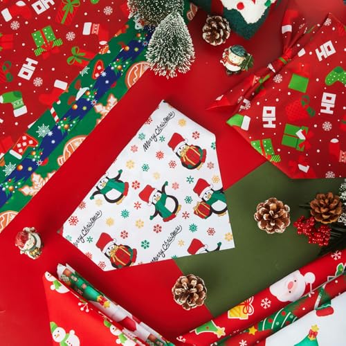 100 Pcs Christmas Dog Bandanas Bulk (Christmas / 31.5 x 21.7 x 21.7 Inch)