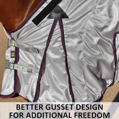 RipGuard Adjusta (Horse Size 86 / VTEK Bellyband / Gray)