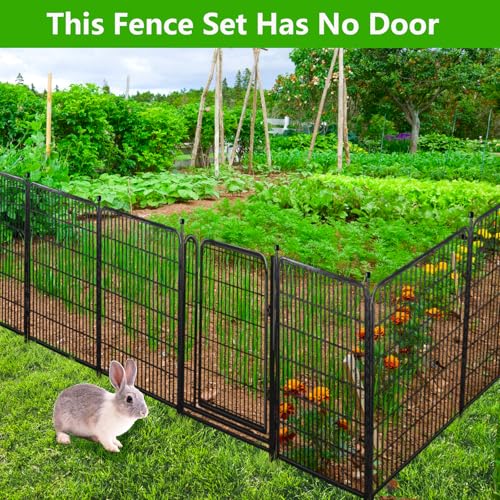 Garden Fence 36 Inch 14 Panels Without Gate (36''(H)-14panels-31ft(L) no gate)