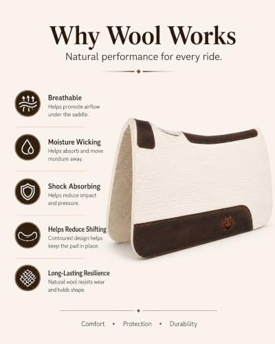 Steam Pressed Merino Wool Felt Contoured Pad (1 inch)