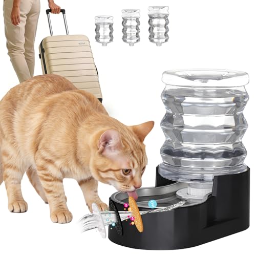 5L Filtered Cat Water Dispenser (5L / Dark Black)