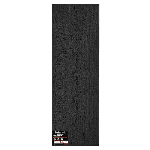 Dog Door Mat for Muddy Paws (72"x24" / Black)