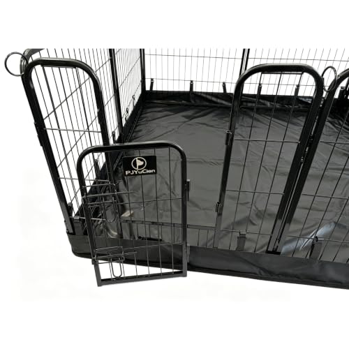 Puppy Playpen Plus Storage Bage with Bottom (8-Panels 31.3"W)