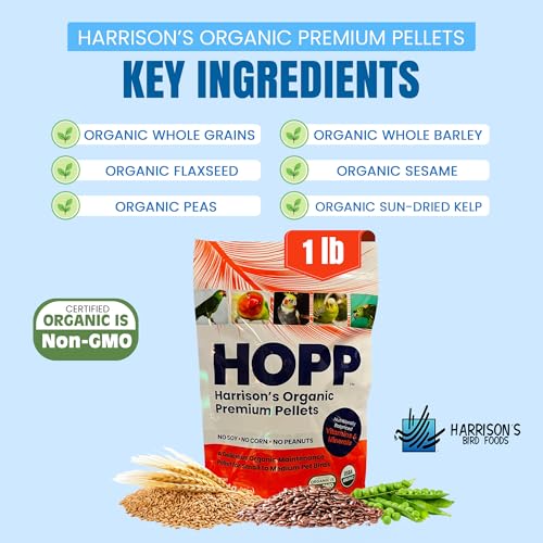 Harrison's Organic Premium Pellets HOPP (1 Pound (Pack of 1))