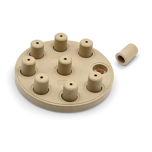 by Nina Ottosson Dog Smart Treat Puzzle Enrichment Toy (Dog Smart Composite (Tan) / One Size)