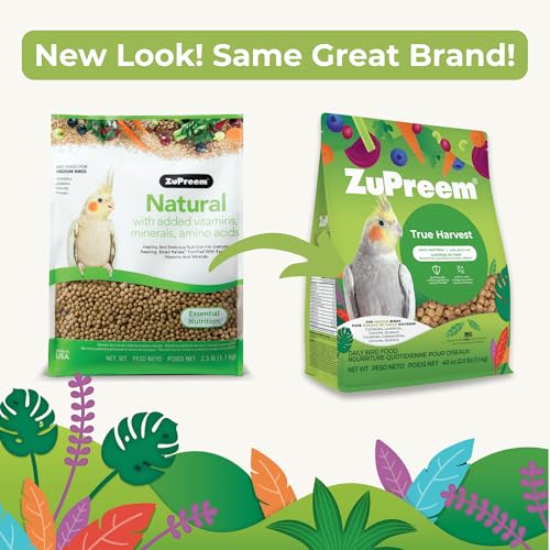 True Harvest Cockatiel & Conure Food (2.5 Pound (Pack of 1))