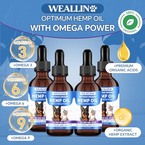 Hemp Oil for Dogs and Cats (4PC)