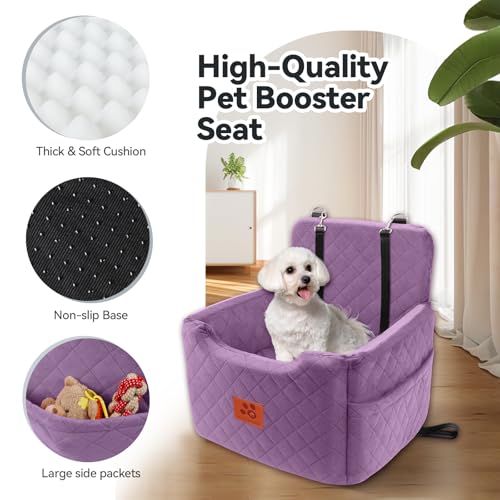 Dog Car Seat for Small (Purple)