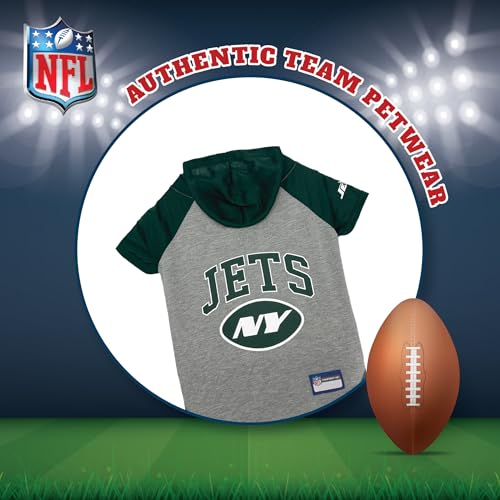 NFL New York Jets Hoodie for Dogs & Cats (Medium / New York Jets)