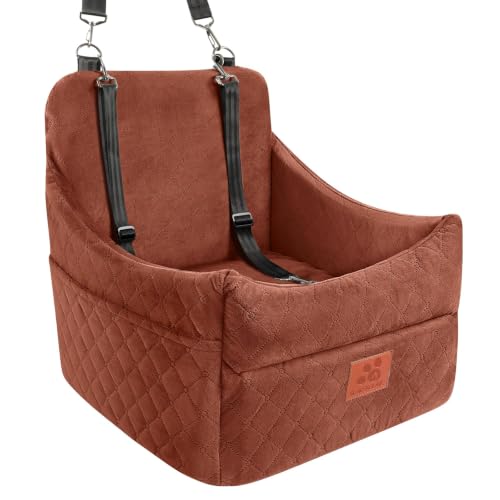 Dog Car Seat for Small (Brown)