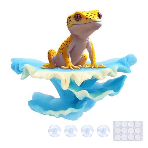 Mushroom Decor for Reptile Tank (Shelf Cap / Lagoon)