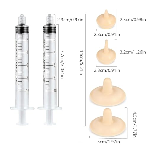 Pet Feeder Syringe (2x10ml Feeder &1S+1M+2L Nipples)