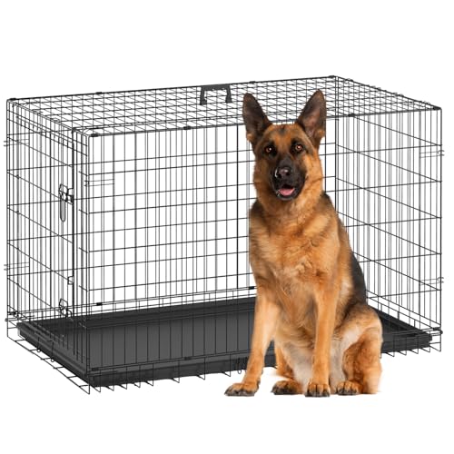 Dog Crate 48" (Black-Single)