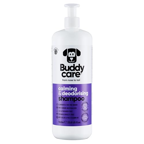 Calming & Deodorising Dog Shampoo by Buddycare (33.8oz)