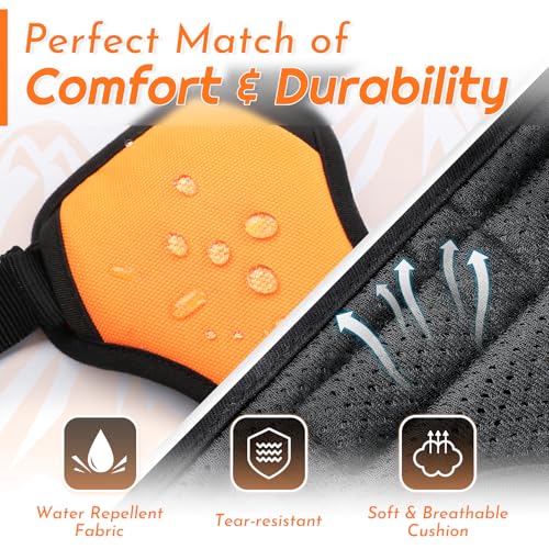 Dog Harness for Large Dogs (Large / Orange)