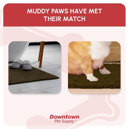 Dog Mud Mat 18" x 24" Brown (18" x 24" / Brown)