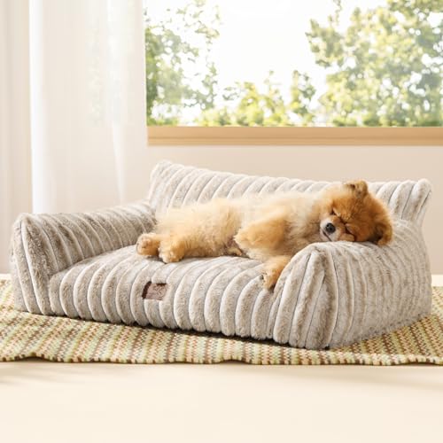 ComfyFleece® Shown on TV Fluffy Dog Couch for Pets (30x20x10" / Amphora)