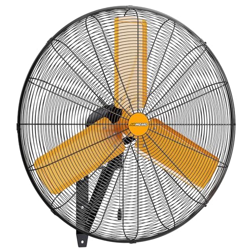 24 inch Oscillating High Velocity Wall Mount Fan (24 inch - Indoor)