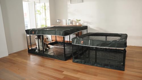Puppy Playpen Plus Storage Bage with Bottom & Top Cover (8-Panels 24.0"W)