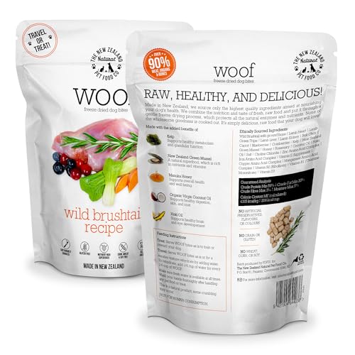 Woof Freeze Dried Dog Food (1.76 Ounce (Pack of 1))