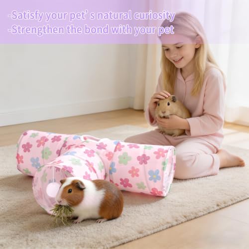Guinea Pig Tunnel Hideout 3 (Flower)