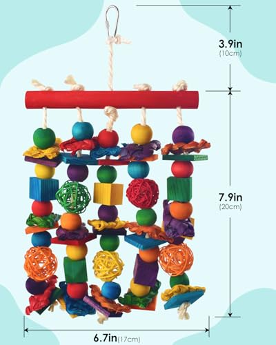 Bird Toys 2PCS Parrot Foraging Hanging Toy (2 PCS)
