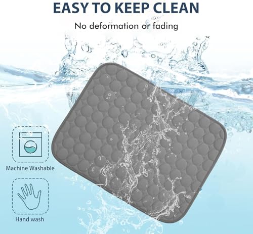 Summer Cooling Mat & Sleeping Pad (48" x 24" / Dark Grey)