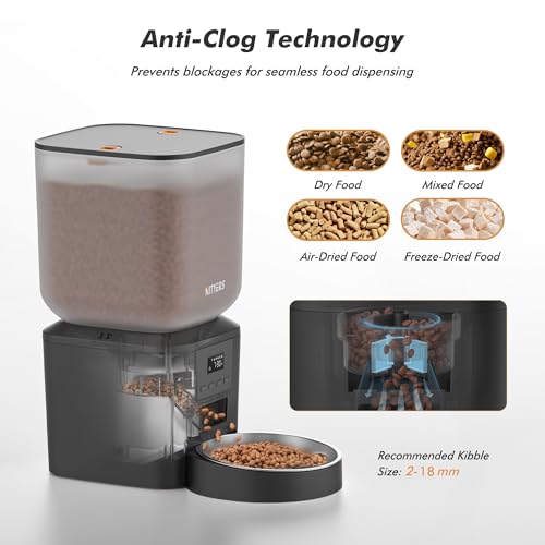 Automatic Dog Feeder (Matte Black)
