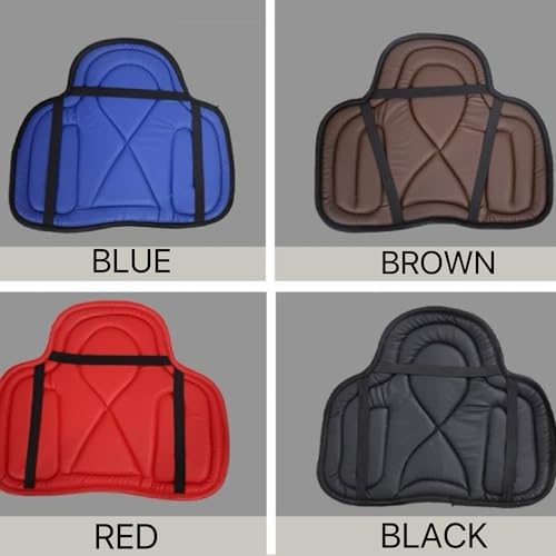 Saddle Tush Cushion Western Long Saddle Pad Horse Riding Seat Saddle Cushion Pad (50X40cm / BROWN)