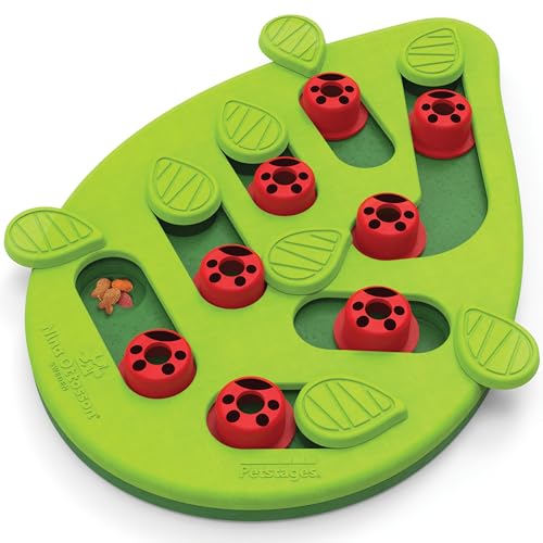 Nina Ottosson Buggin’ Out Puzzle & Play Cat Toy Treat Puzzle (Green / Treat Puzzle)