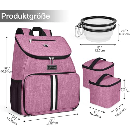 Dog Travel Bag (Light pink-A)