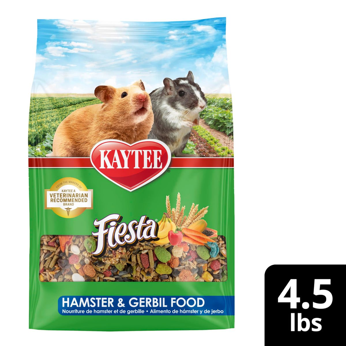 Fiesta Hamster & Gerbil Food (4.5 Pound (Pack of 1))