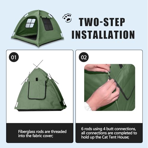 Anti Anxiety Open Pet Tent for Cats & Dogs (Contemporary)