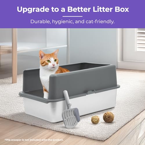 Stainless Steel Cat Litter Box (X-Large)