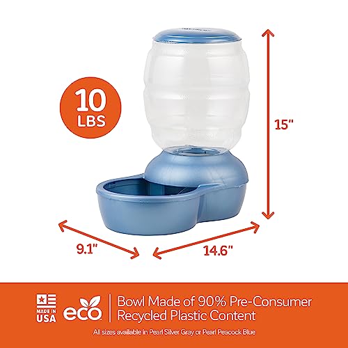 Replendish Automatic Cat and Dog Feeder (Pearl Peacock Blue / 10 LB)