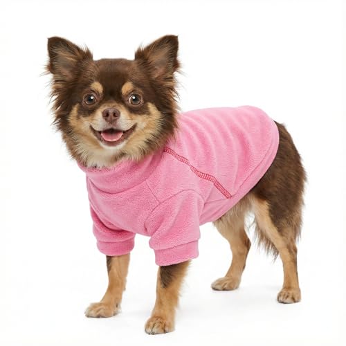 Classic Fleece Dog Sweater (XX-Large / Pink-Rose-Baby Pink)