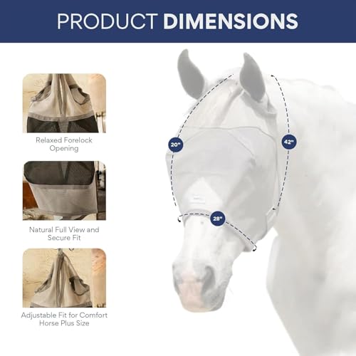 Warmblood Fly Mask Without Ears