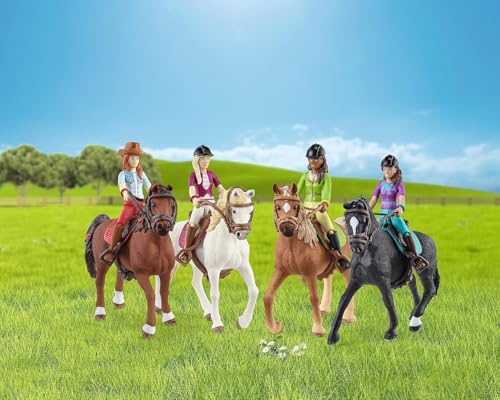 Horse Club 40Pc Horse and Rider Playset with Accessories (40PC Horse Club Rider Playset)