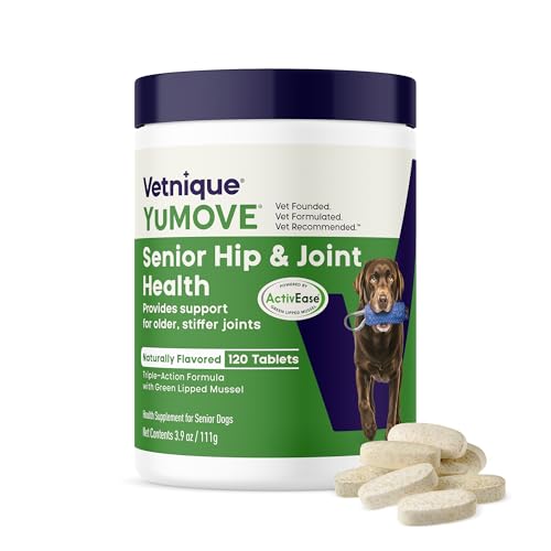Senior Dog Joint Supplement Glucosamine & Green Lipped Mussel 120ct