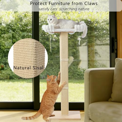 Cat Scratching Post with Large Window Perch (extra-large)