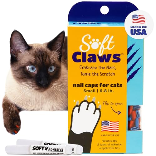 Nail Caps for Small Cats (Small / Red, Blue)