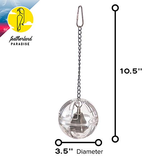 Creative Foraging Systems+E487 Foraging Ball with Bell Pet Feeder