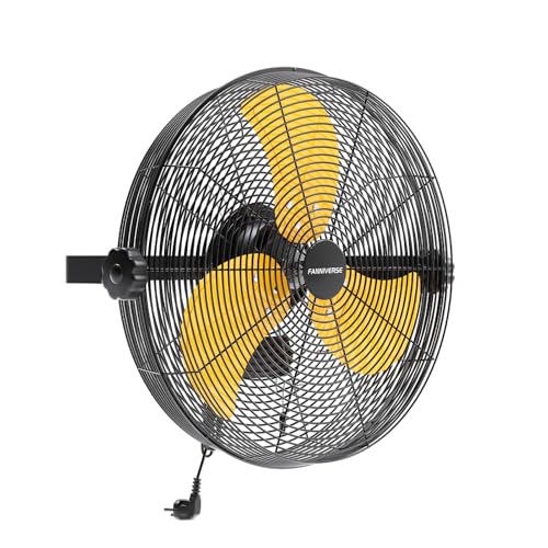 18 Inch Wall Fan Pro Series (Yellow / 18 inch)