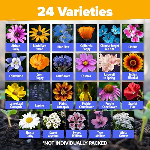 24 Wildflower Variety Mix 90