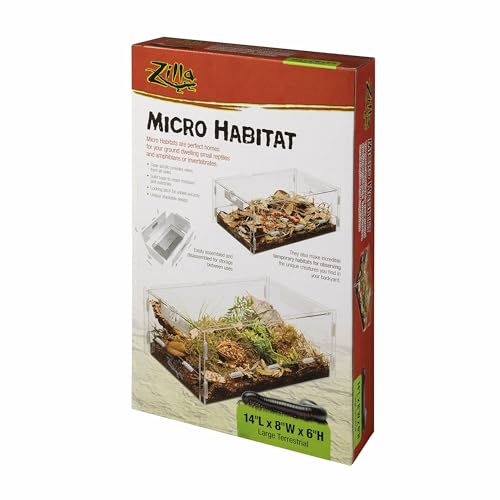 Micro Habitat Terrarium (Large / Terrestrial / Clear)