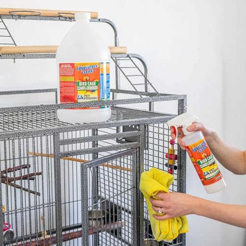 Amazing Bird Cage Cleaner and Deodorizer (128 Fl Oz (Pack of 4))